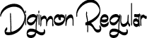 Digimon Regular font - Digimon.ttf