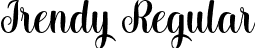 Irendy Regular font - Irendy.otf