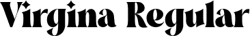 Virgina Regular font - Virgina.ttf