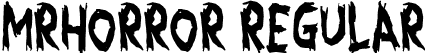 MrHorror Regular font - MrHorror-Regular.otf