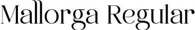 Mallorga Regular font - Mallorga Regular.otf