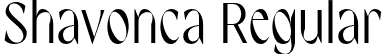 Shavonca Regular font - Shavonca.otf