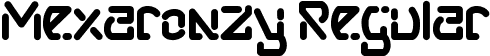 Mexaronzy Regular font - Mexaronzy.ttf