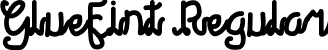 Gluefint Regular font - Gluefint.ttf