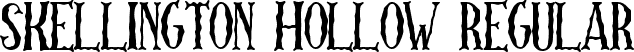 Skellington Hollow Regular font - Skellington Hollow.ttf