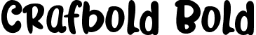 Crafbold Bold font - Crafbold.ttf