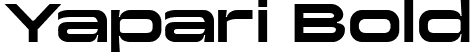 Yapari Bold font - YapariTrial-Bold.ttf