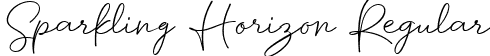 Sparkling Horizon Regular font - Sparkling Horizon.ttf