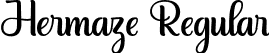 Hermaze Regular font - Hermaze.otf