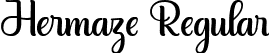 Hermaze Regular font - Hermaze.ttf