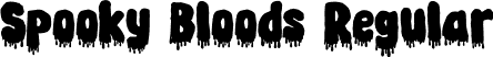 Spooky Bloods Regular font - Spooky Bloods.otf