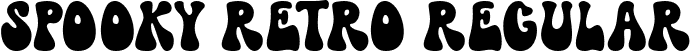 Spooky Retro Regular font - Spooky Retro Font by Keithzo.otf