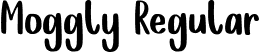 Moggly Regular font - Moggly.ttf