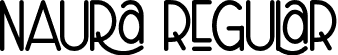 Naura Regular font - Naura Regular_DEMO.otf