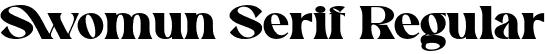 Swomun Serif Regular font - Swomun Serif.otf