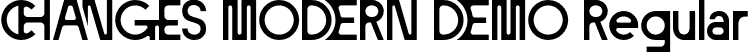 CHANGES MODERN DEMO Regular font - CHANGES MODERN DEMO.otf