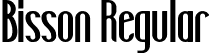 Bisson Regular font - Bisson.otf