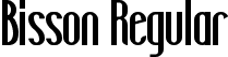 Bisson Regular font - Bisson.ttf