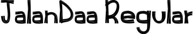 JalanDaa Regular font - JalanDaa.ttf