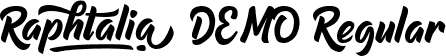 Raphtalia DEMO Regular font - Raphtalia DEMO.otf