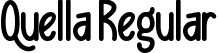 Quella Regular font - Quella.ttf