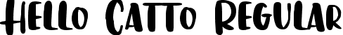 Hello Catto Regular font - Hello Catto.ttf