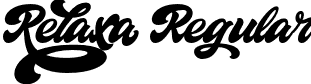 Relaxa Regular font - Relaxa.otf