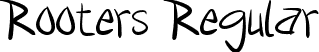 Rooters Regular font - Rooters.ttf