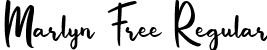 Marlyn Free Regular font - Marlyn.ttf