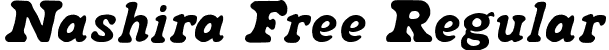 Nashira Free Regular font - Nashira.ttf