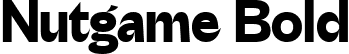 Nutgame Bold font - NutgameDEMO-Bold.ttf