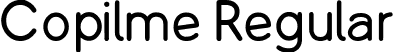 Copilme Regular font - Copilme.ttf