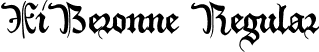 XiBeronne Regular font - xibern2U.ttf