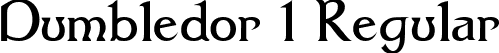 Dumbledor 1 Regular font - dum1.ttf