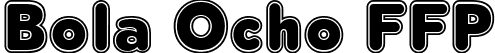 Bola Ocho FFP font - bola-ocho-demo-ffp.ttf