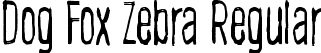 Dog Fox Zebra Regular font - Dog Fox Zebra.ttf