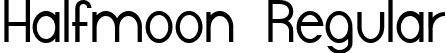 Halfmoon Regular font - halfmoon_regular.ttf