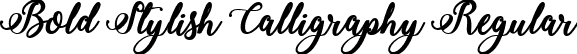 Bold Stylish Calligraphy Regular font - Bold & Stylish Calligraphy.ttf