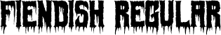 Fiendish Regular font - Fiendish.otf