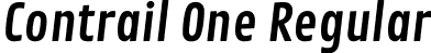 Contrail One Regular font - ContrailOne-Regular.ttf