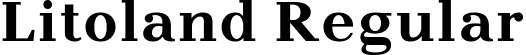 Litoland Regular font - Litoland Regular.otf