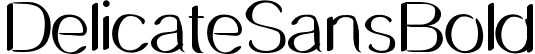 DelicateSansBold font - DelicateSansBold.ttf