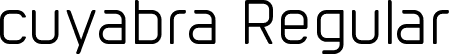 cuyabra Regular font - cuyabra.otf