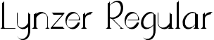 Lynzer Regular font - Lynzer.ttf