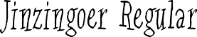 Jinzingoer Regular font - Jinzingoer.ttf