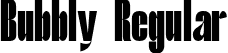 Bubbly Regular font - Bubbly.otf