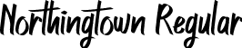 Northingtown Regular font - Northingtown Demo.ttf