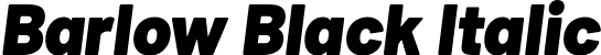 Barlow Black Italic font - Barlow-BlackItalic.ttf