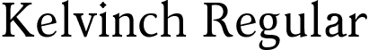 Kelvinch Regular font - Kelvinch-Roman.otf