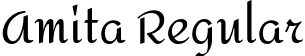 Amita Regular font - amita-regular.ttf